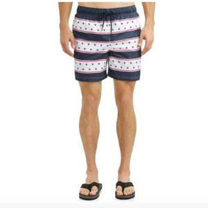Men's Patriot Stripes Swim Shorts